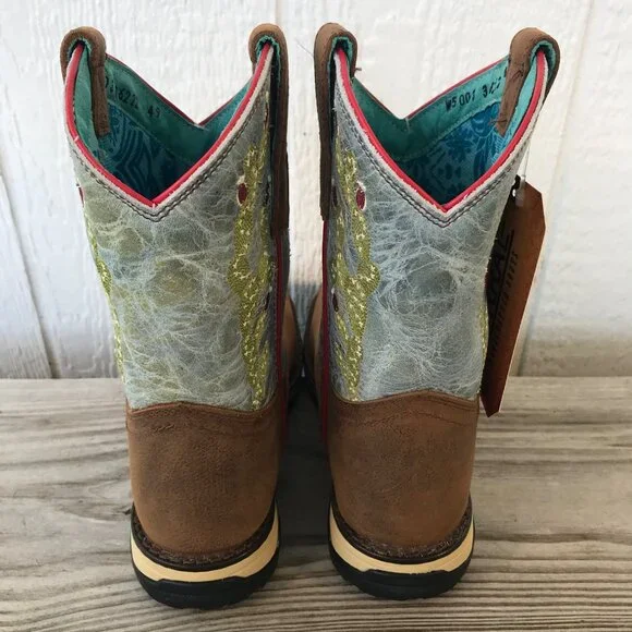 Corral Prickly Pear Cactus Womens Brown Leather Western Boots 7.5 M W5003 - Picture 13 of 13